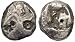 Persian Empire, Artaxerxes I - Darius III, c. 450 - 330 B.C., Lydia; Silver Siglos (half-stater)