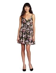 Cotton/Polyester/Tulle Full-Skirt  Dress