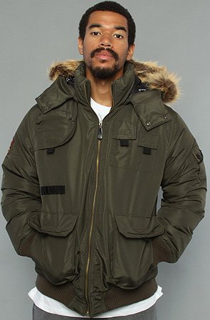 Triple Fat Goose The Multi Pocket Down Jacket in Pine,Winter Coats & Jackets for Men