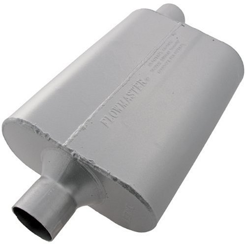 Flowmaster 942442 40 Delta Flow Muffler - 2.25 Center IN / 2.25 Offset OUT - Aggressive Sound
