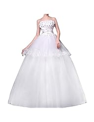 Tulle Beaded Corset   Waistline Floor Length  Dress