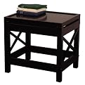 X-Frame Bathroom Espresso Stool - Espresso
