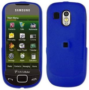 Hard Plastic Dark Blue Phone Protector Case For Samsung Caliber R850