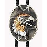 Copper-tone Eagle Head Bolo Tie by Cowboy Chris