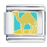 Animal Camel In Desert Italian Charms Bracelet Link