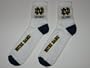 NOTRE DAME FIGHTIN' IRISH Teen & Adult Acrylic and Stretch Nylon Logo CREW SOCKS (SIZE 8-13)