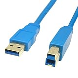 USBケーブル (USB 3.0対応 A-Bタイプ)(1m) UNITEK USB3.0-AB-1M09Aの画像