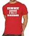 Ich bin nicht FETT - Ich bin SCHWANGER T-Shirt XXXL, Red