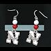 Nebraska Cornhuskers Beaded Wire Logo Earring NCAA College Athletics