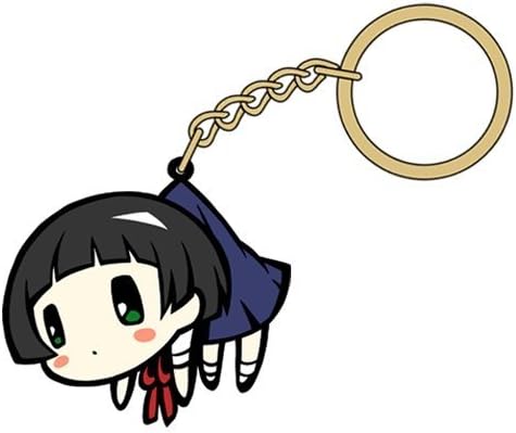 Gugure! Kokkuri-san checkered Kohina PinchedStrap Key Chain