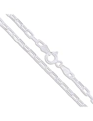 Sterling Silver Marina Link Curb Chain 3mm Soild 925 Italy Anchor Necklace 16"
