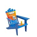 Belle Fleur 50117 Adirondack Chair Squirrel Feeder, Azure Blue