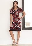 Chadwicks Bead-Trim Trapeze Dress