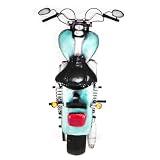 Déco murale "Moto Ancienne" turquoise Image du produit