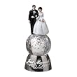 Just Married Shimmer Light with Cake Pick