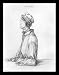 Albrecht Duerer (Endres Duerer, brother of the painter, in profile) Framed Art Poster Print - 11 X 17