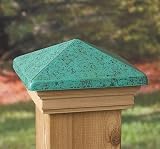 4x4 Victoria Real Patina High Point Post Cap [CAPITOL CITY LUMBER]