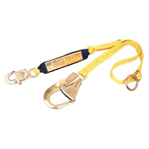 DBI/Sala 1241124 Tie-Back Shock Absorbing Lanyard with Rebar Hook