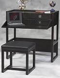 Alden Black Ash Desk Set Set Black Ash