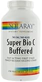 Solaray Super Bio C - Buffered 1000 mg By - 250 Vegetable Caps Vitamin C