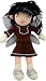 Search : Planet Pixies Anyu Doll, Black and Blue Hair, Brown Dress.