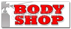 36" BODY SHOP DECAL sticker car auto body shop
