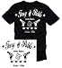 PABLO & TONY cocaine business ESCOBAR & MONTANA schwarz T-SHIRT