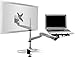 Mount-It's Premium, MI-75816, Single Monitor Desk Mount with a USB Laptop/Notebook Cooling Fan, and Articulating Arms that will fits a 13