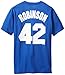 Brooklyn Dodgers Jackie Robinson Name and Number Royal Blue T-Shirt