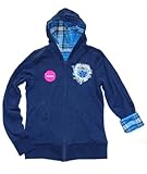 Girls Crested Reversible Zip Hoodie Jacket