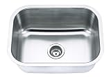 Stainless Steel Undermount Kitchen Sink - Single Bowl