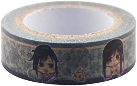 Lychee Craft Anime Cartoon H Paper Maksing Washi Tape Scrapbook Stickers