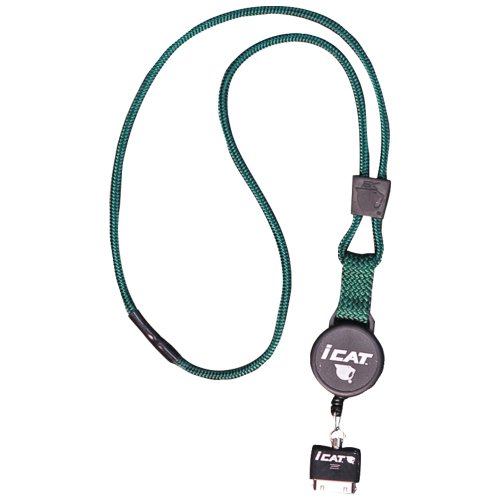 iCat 11029Cp-C78 Reel Neck It Lanyard with Retractable Reel Leash - Holder - Retail Packaging - Green