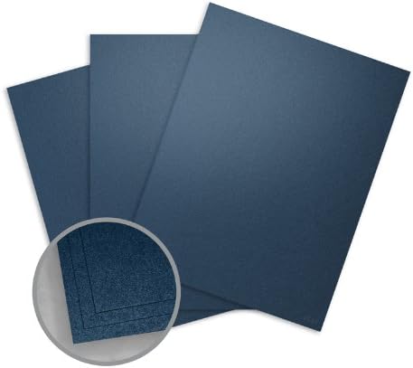 Stardream Lapis Lazuli Card Stock - 8 1/2 x 11 in 105 lb Cover Smooth C/2S 100 per Package