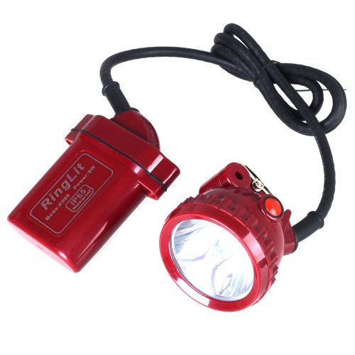 Ringlit® Red Portable 5W 6000mAh Led Headlight Lamp Explosion/Water Proof KL6LM-5 Mining Light for Mining/Hunting/Camping/Hiking/Cycling(Outdoor Living)-Lighting Time up to 30hs On Sale