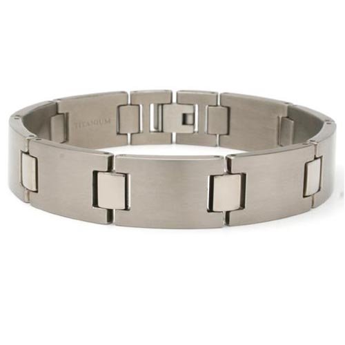 New 9″ Mens Titanium Bracelet