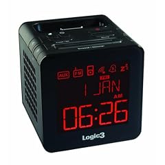Logic3 WIS191K i-Station Radiowecker f�r iPod/iPhone mit Dock Connector schwarz
