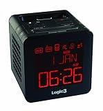 Logic3 i-Station TimeCube Clock Radio for iPhone/iPod - Black 41wpn0lVO+L. SL160 Iphone Docking Station Deals