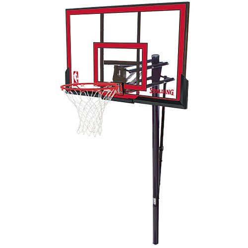 Spalding 48Inch InGround Basketball System with Polycarbonate