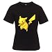 Search : Women's Black T-Shirt of Pokemon Pikachu
