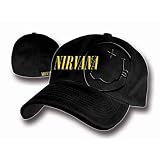 NIRVANA EMBOSSED LOGO FITTED CAP