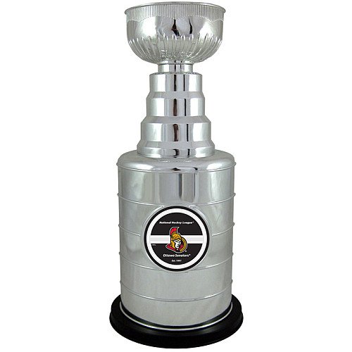 Mustang Ottawa Senators Stanley Cup Coin Bank 14 Inch