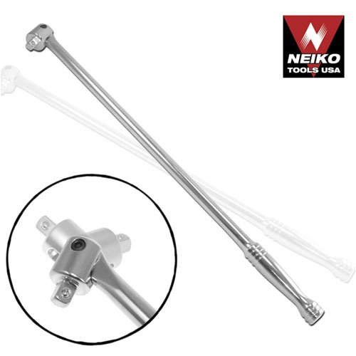Neiko Heavy-Duty 25-Inch 1/2-Inch Drive Chrome-Vanadium Steel Breaker Bar
