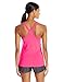 Under Armour Women's HeatGear Armour Racer Tank Top, Harmony Red /Metallic Silver, Medium