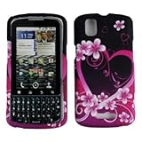 Premium Design Rose Red Heart Protector Case For Motorola XT610 Droid Pro