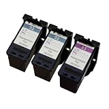 Sophia Global Remanufactured Ink Cartridge Replacement for Lexmark 32 and Lexmark 33 (2 Black, 1 Color)