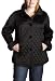 JONES NEW YORK Women's Plus Satine Quilt W/Convertible Collar,Black,3x