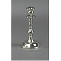 ++Kerzenleuchter Kerzenst�nder 1-flammig Alu silber H�he ca. 21 cm