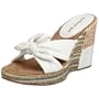 Madden Girl Women's Fiiona Wedge Sandal,White,7.5 M