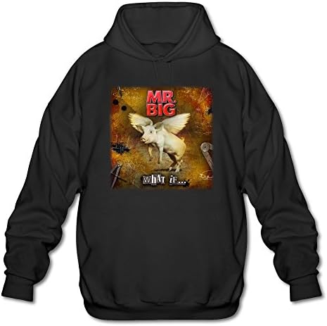 HKSK Men's Mr. Big What If Album Hoodie Black
